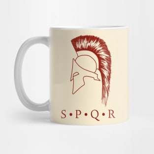 Spqr centurion helmet Mug